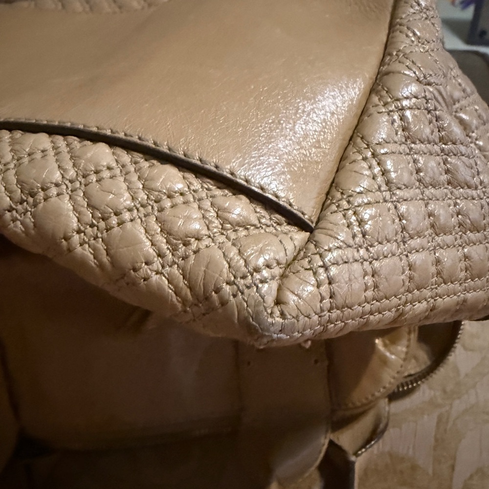 Marc Jacobs Stam bag in quilted beige leather preowned - Picture 11 of 16